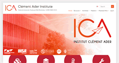 Desktop Screenshot of institut-clement-ader.org